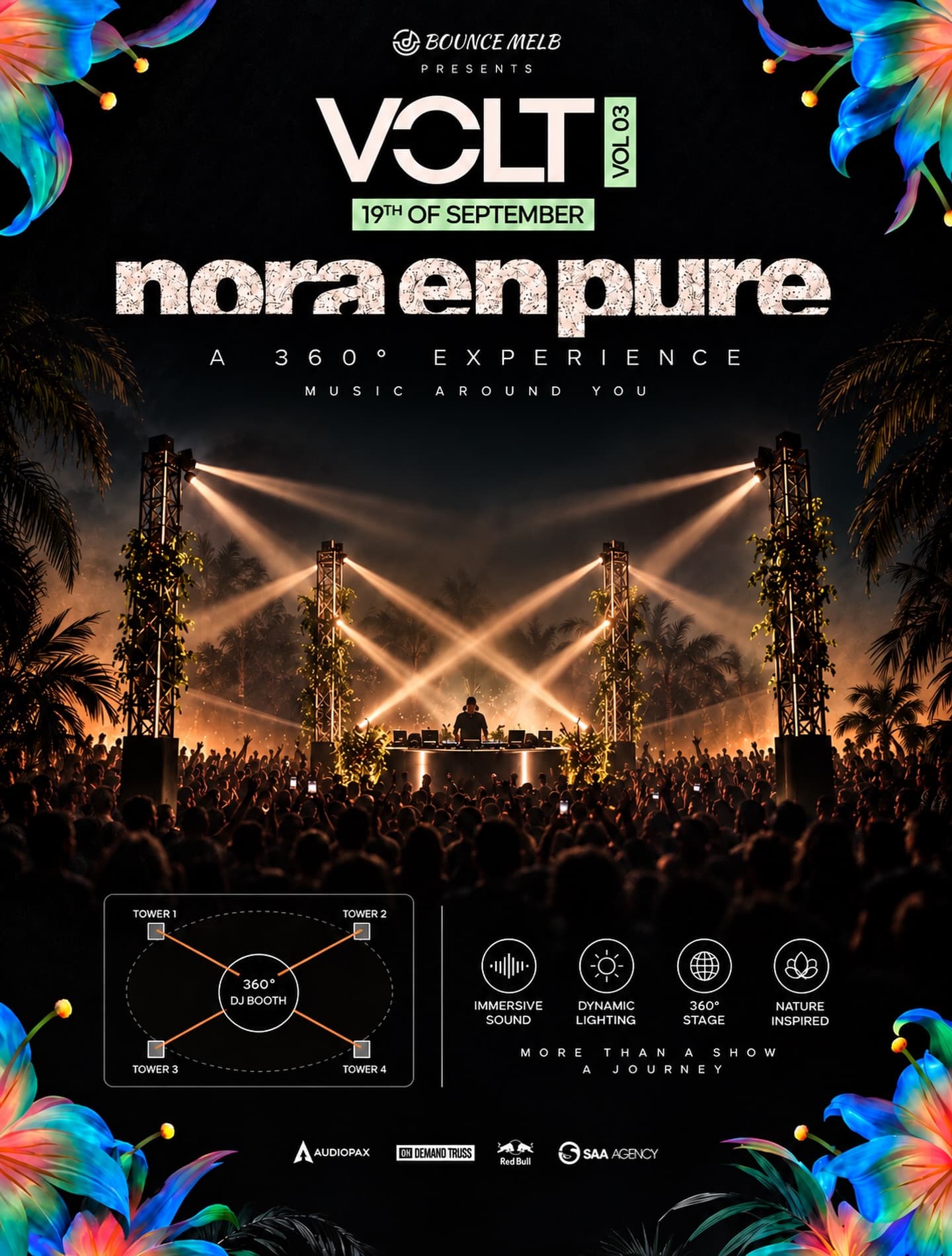 VOLT by BOUNCE Presents NORA EN PURE flyer