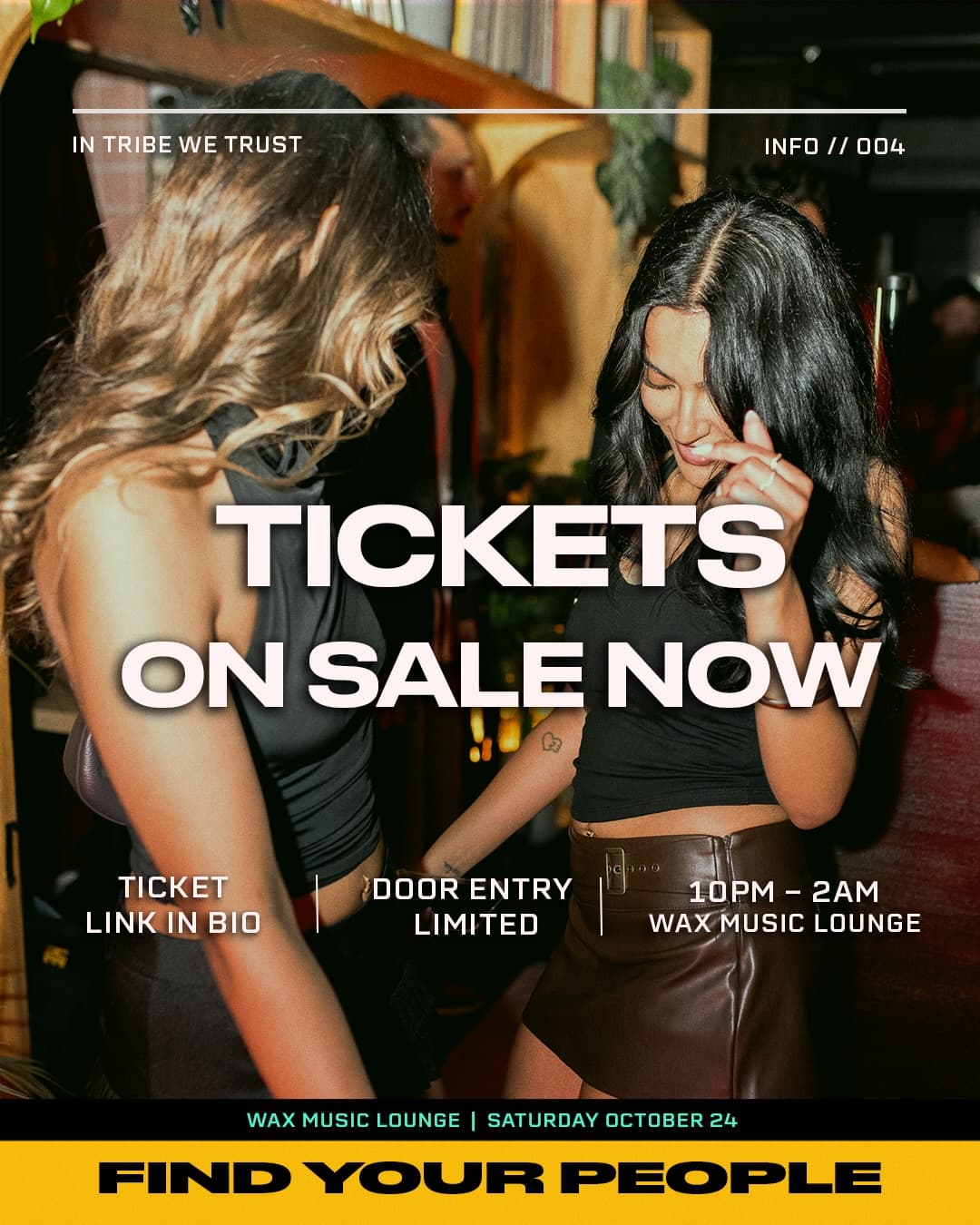 TRIBE ft. Saie & Amba Jaye flyer - image 4 of 4