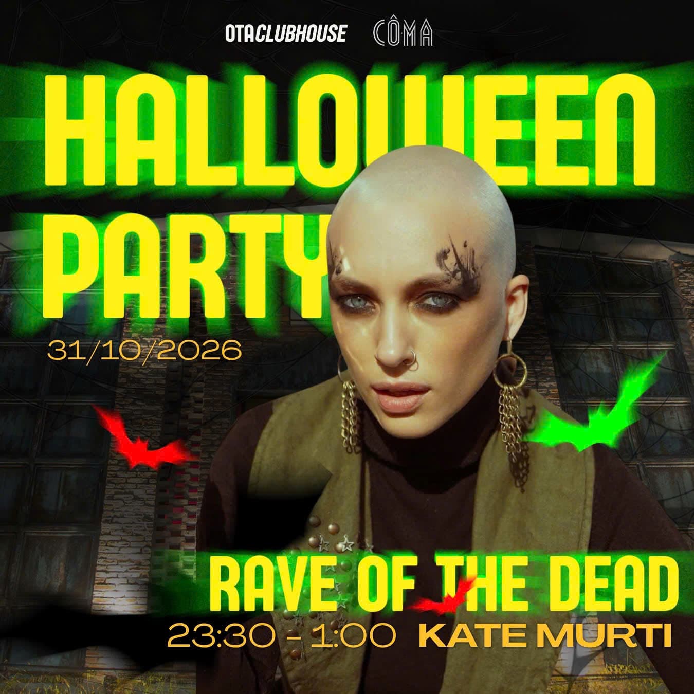 RAVE OF THE DEAD by CôMA flyer - image 2 of 2