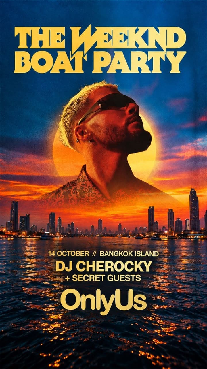 THE WEEKND BOAT PARTY by ONLYUS flyer