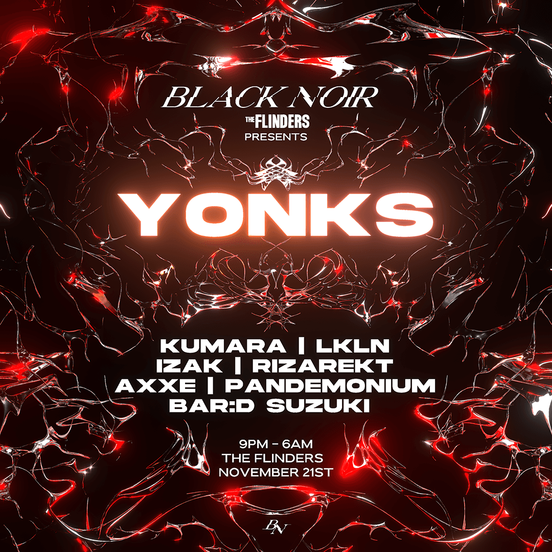 BLACK NOIR presents: YONKS flyer