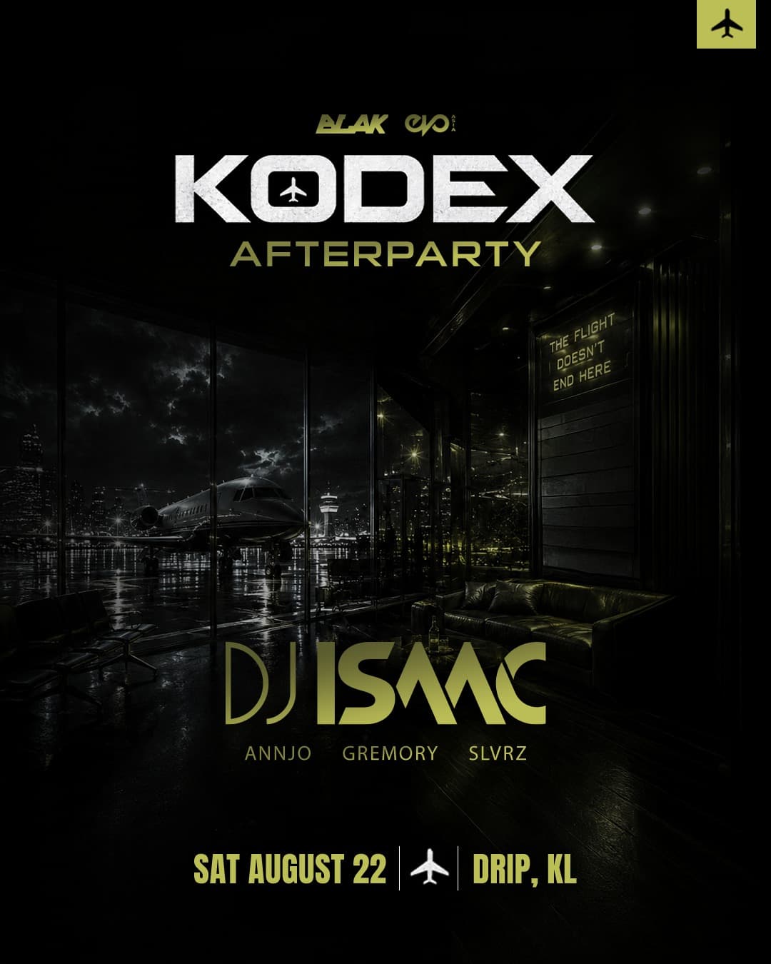 KODEX Afterparty flyer