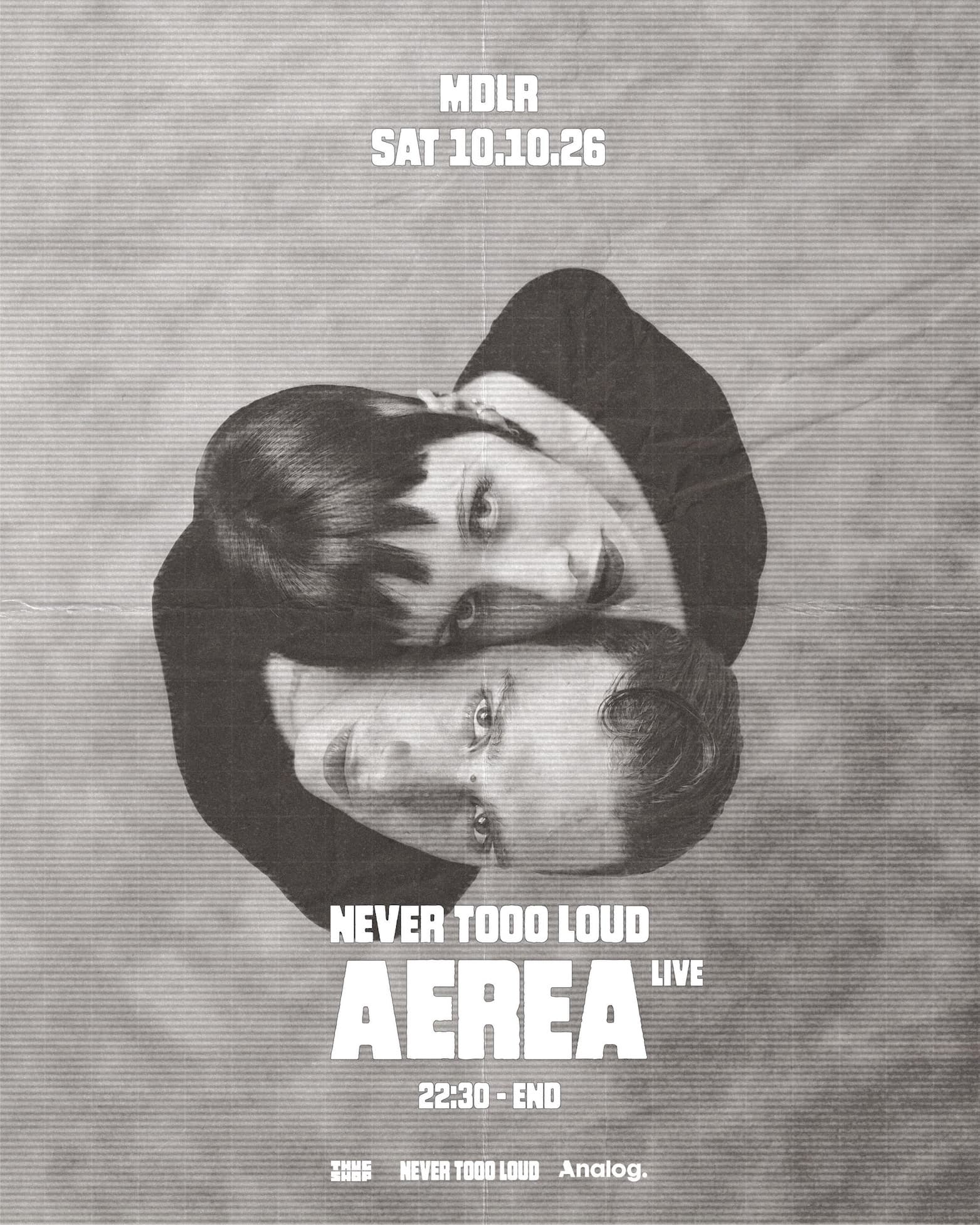 Thugshop x Never Tooo Loud Presents: AEREA [Live] flyer