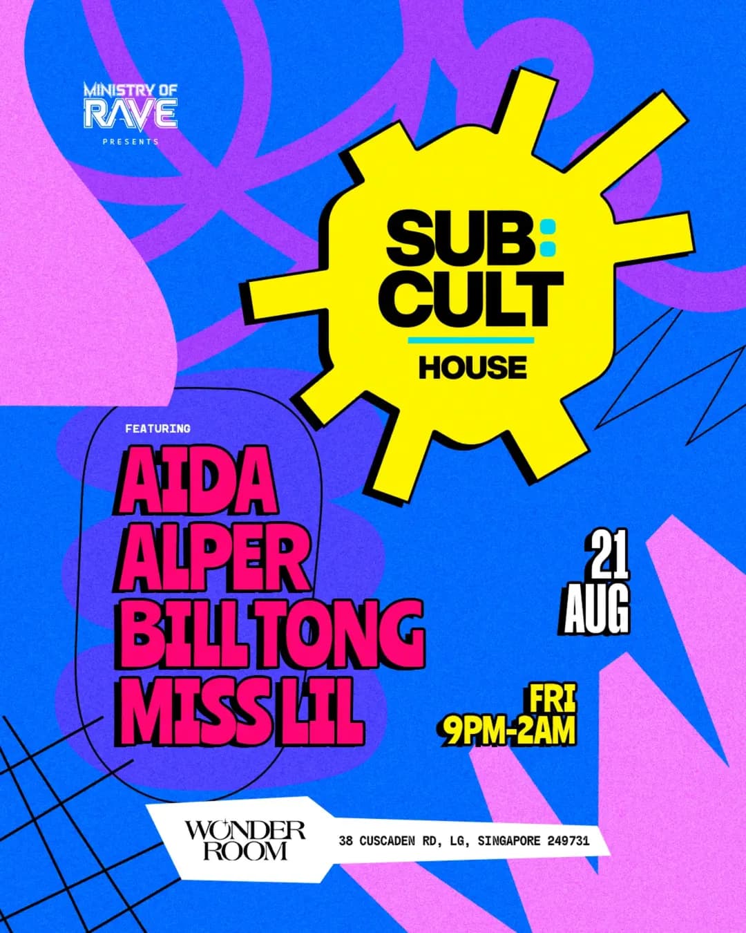 SUB:CULT 002 flyer