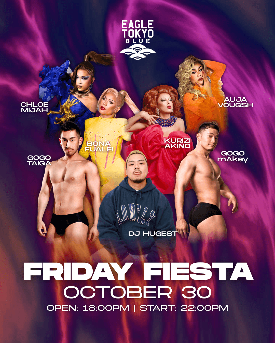 [EAGLE TOKYO BLUE] FRIDAY FIESTA flyer