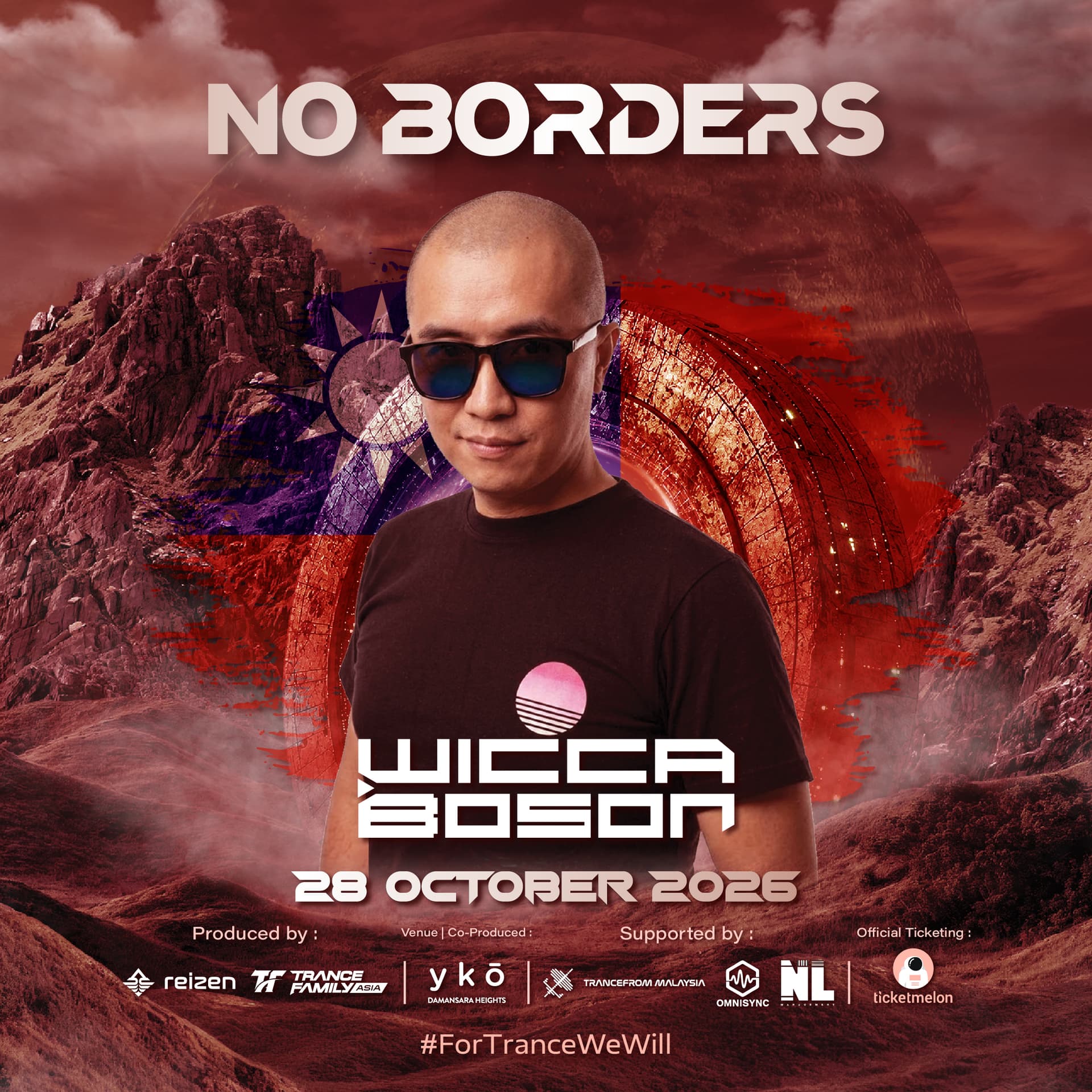 NO BORDERS Feat PARALLEL WORLDS flyer - image 3 of 4