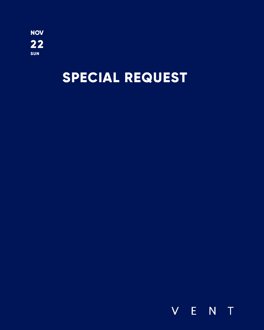 Special Request flyer