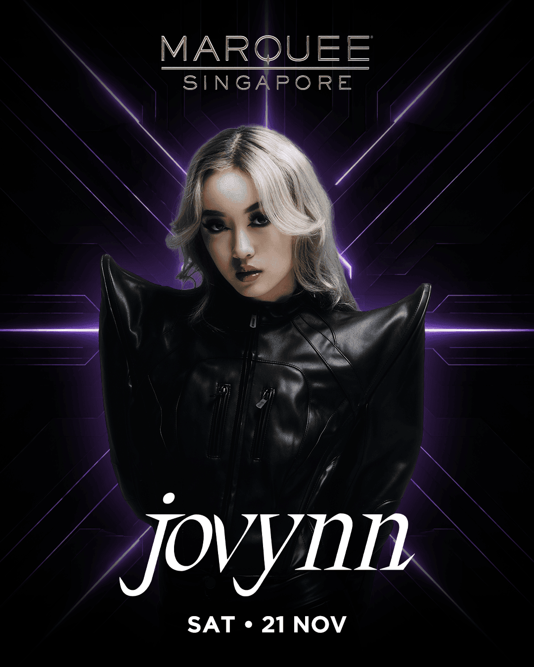 MARQUEE PRESENTS JOVYNN flyer