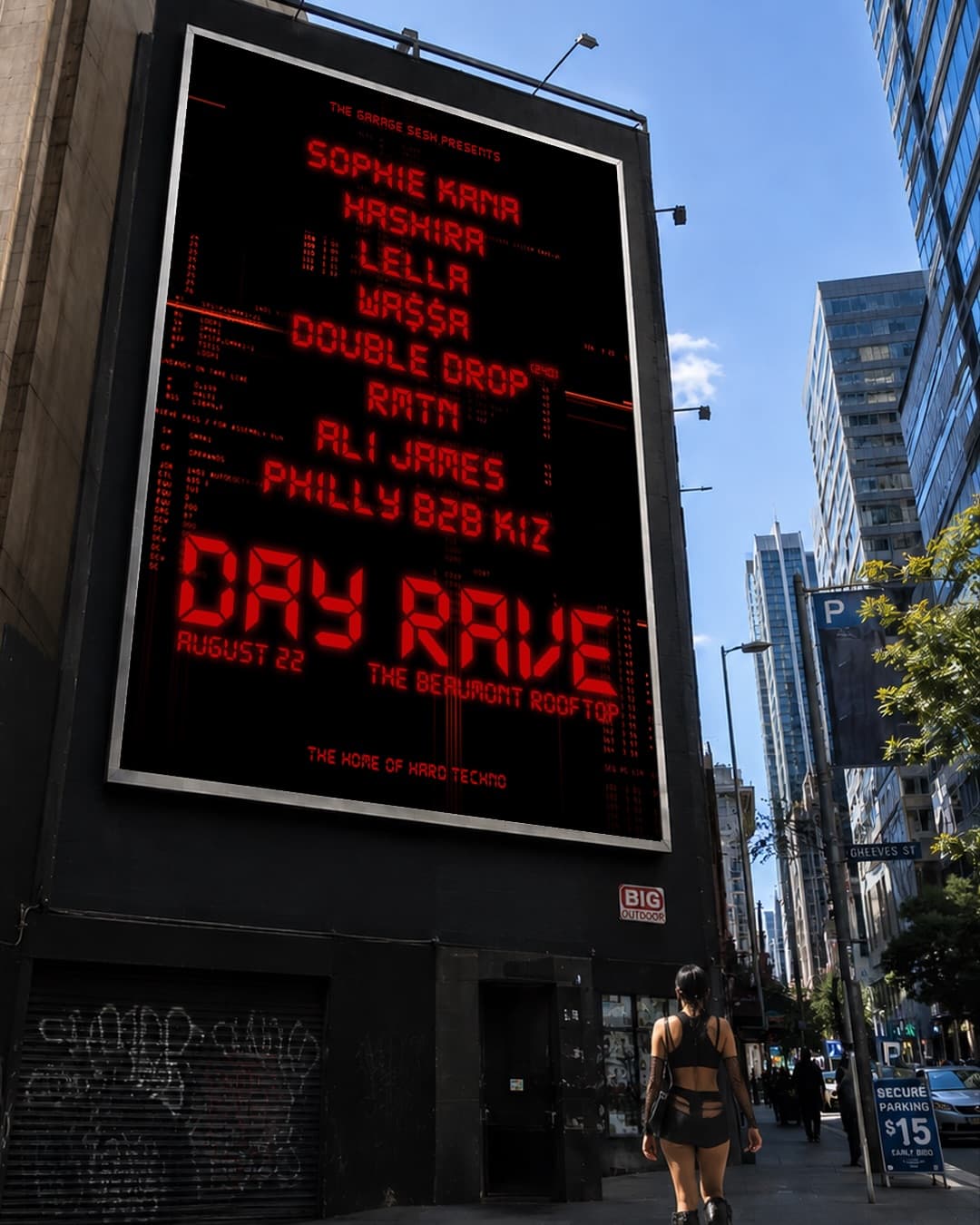 THE GARAGE SESH - DAY RAVE flyer - image 2 of 2