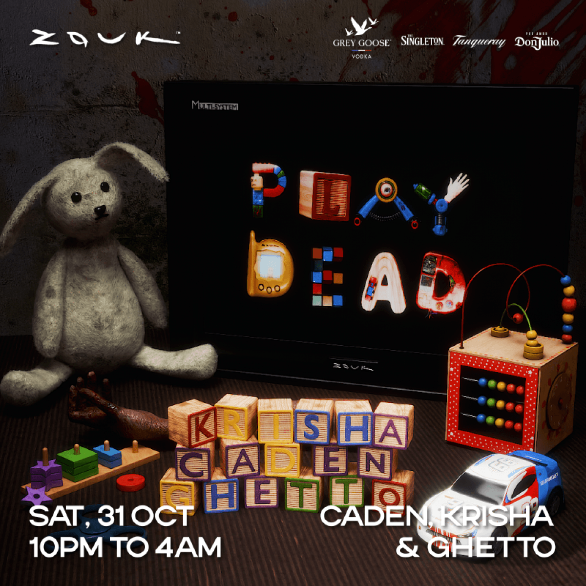 HALLOWEEN — PLAY DEAD flyer