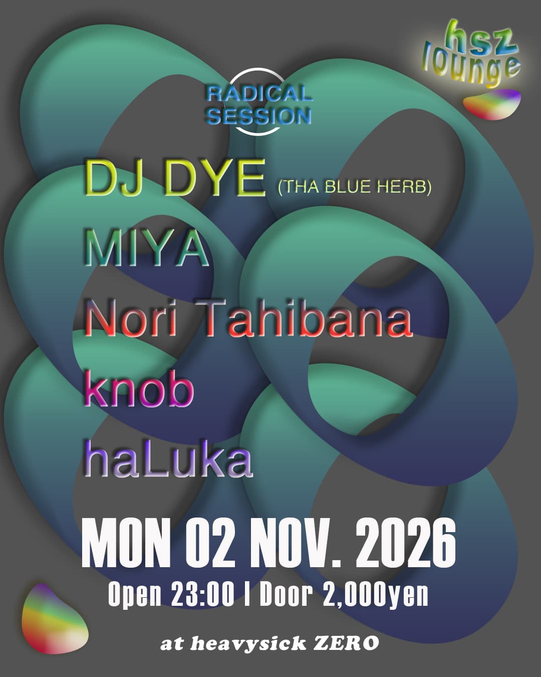 RADICAL SESSION flyer