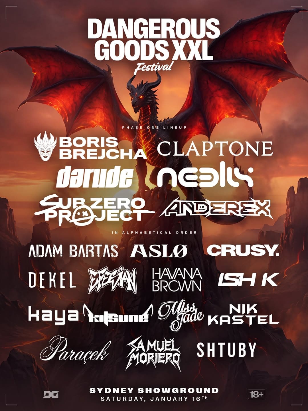 Dangerous Goods XXL Festival - Brisbane 2027 flyer - image 3 of 5
