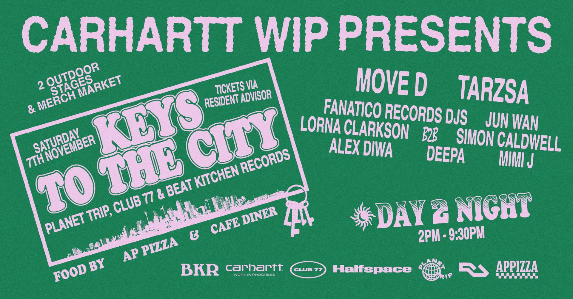 Carhartt WIP presents: Keys To The City flyer