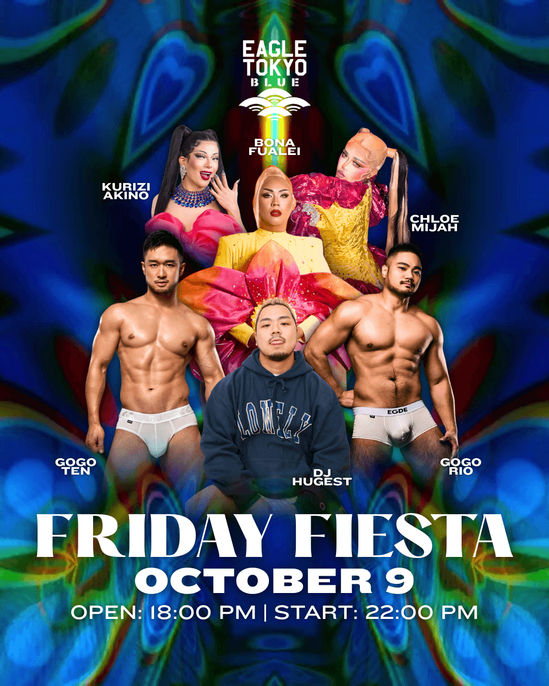 [EAGLE TOKYO BLUE] FRIDAY FIESTA flyer