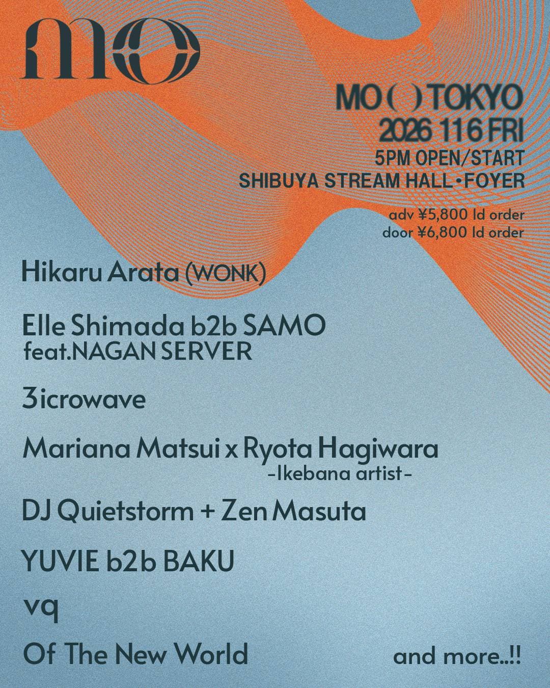MO ( ) TOKYO flyer