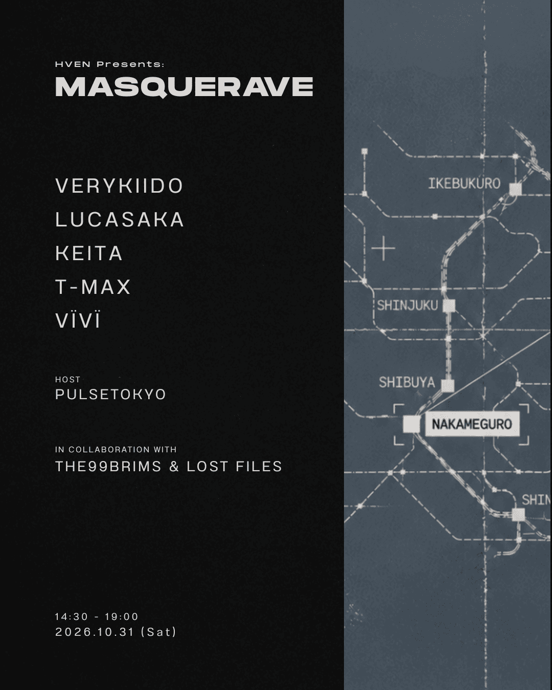 Masquerave flyer