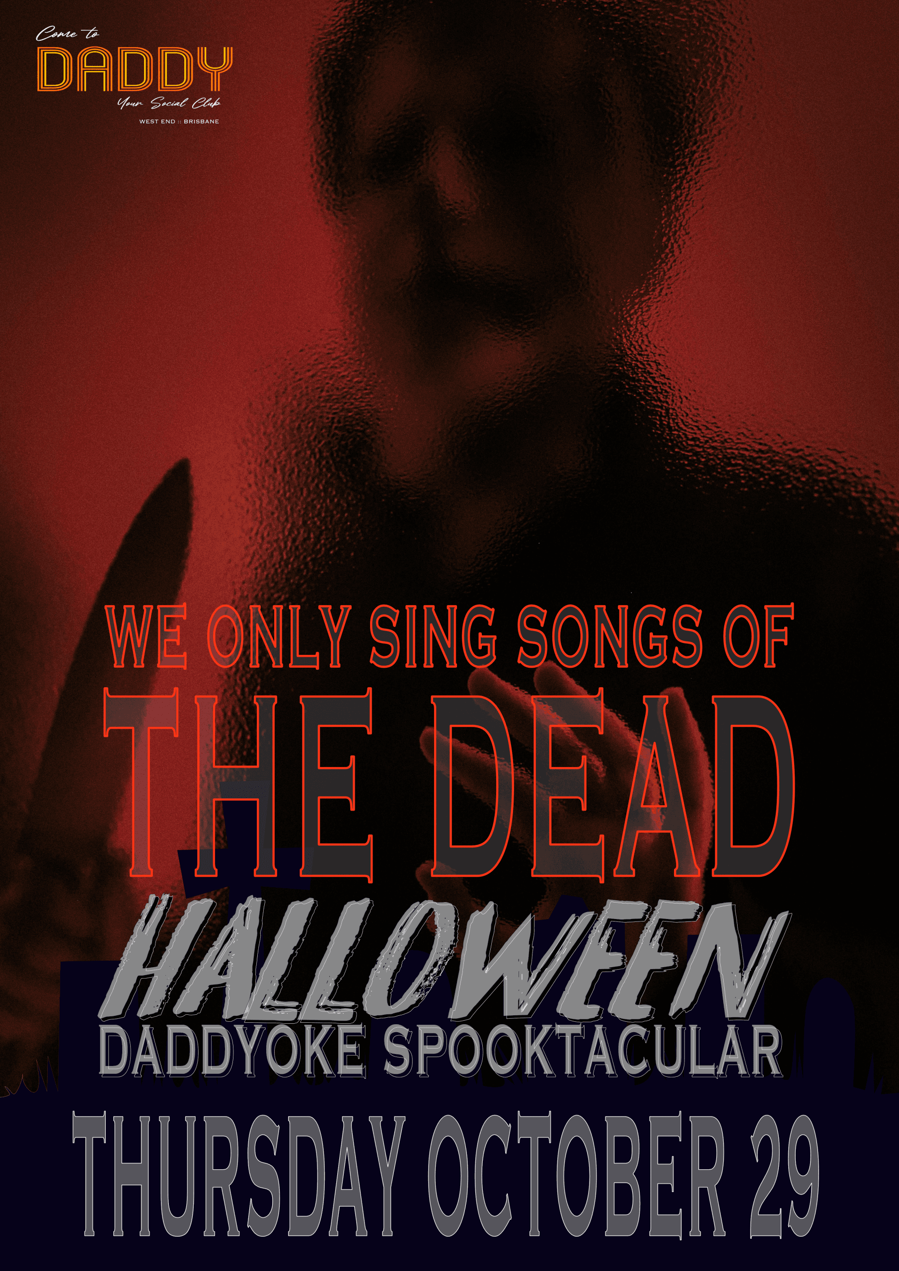 Halloween Daddyoke Spooktacular flyer