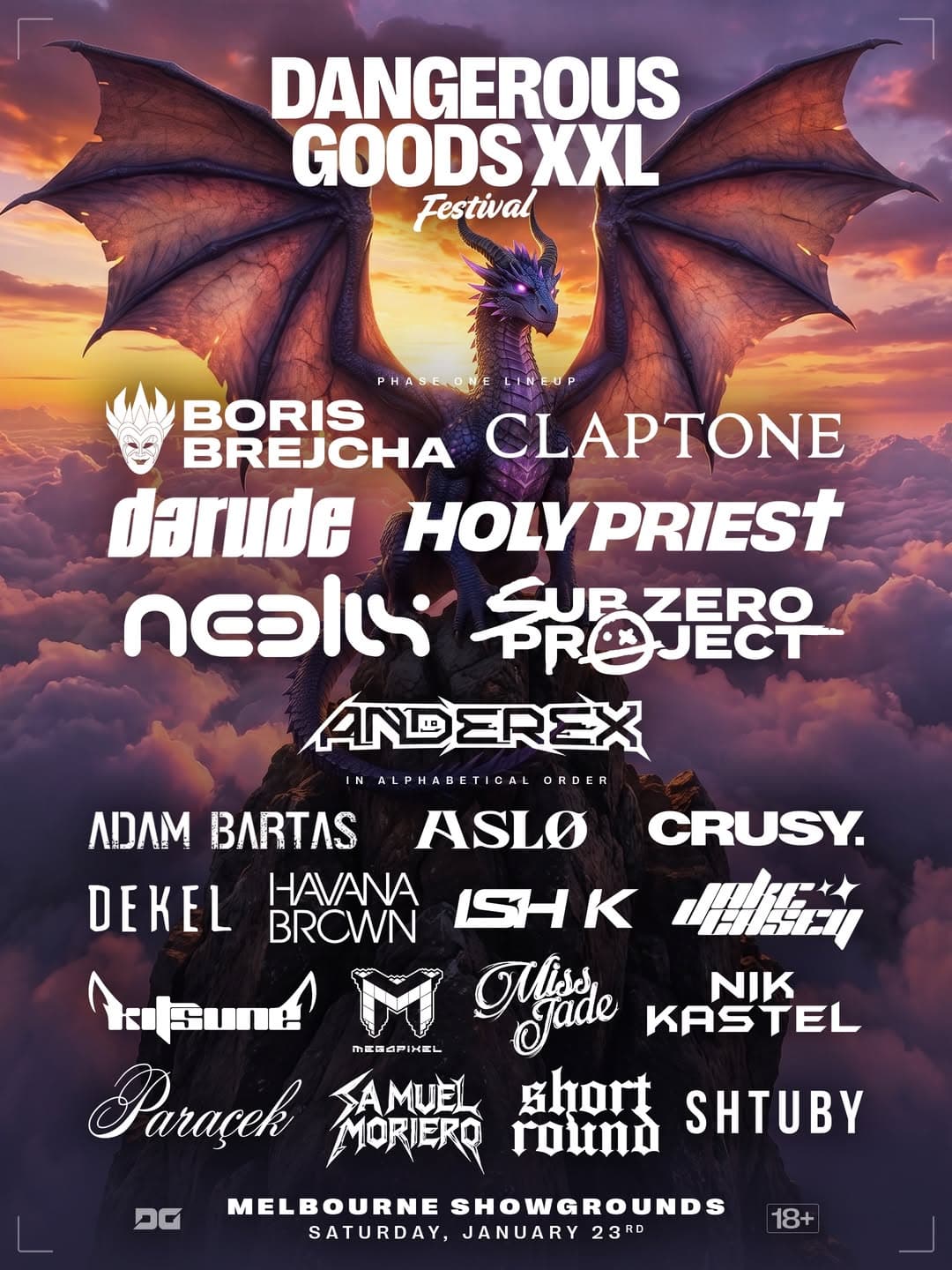 Dangerous Goods XXL Festival - Brisbane 2027 flyer - image 2 of 5