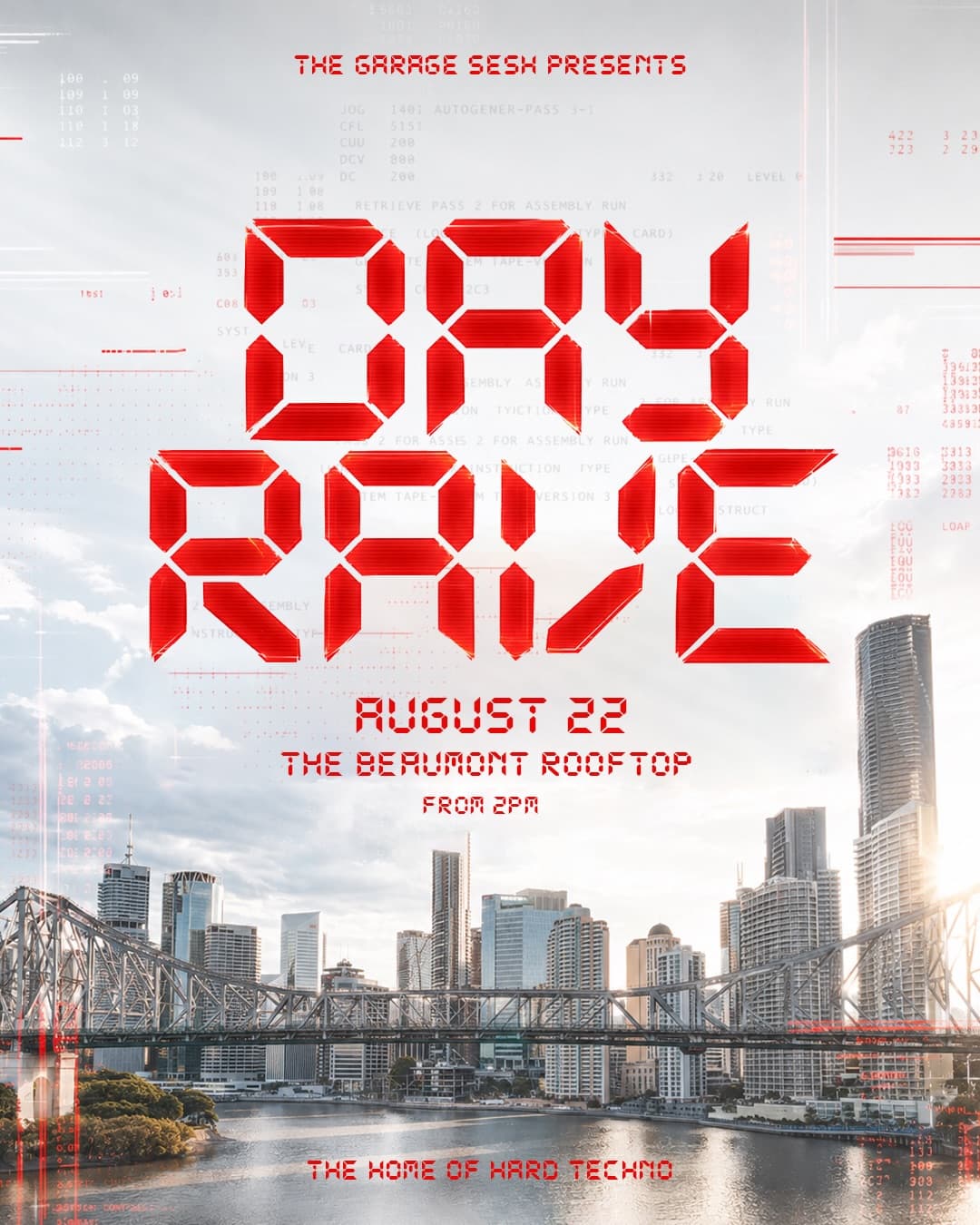 THE GARAGE SESH - DAY RAVE flyer