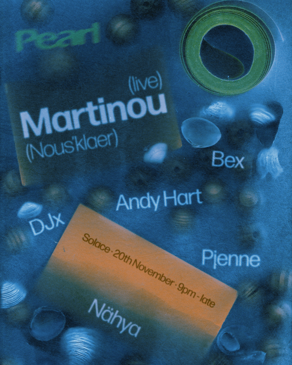 Pearl: Martinou (Live) flyer