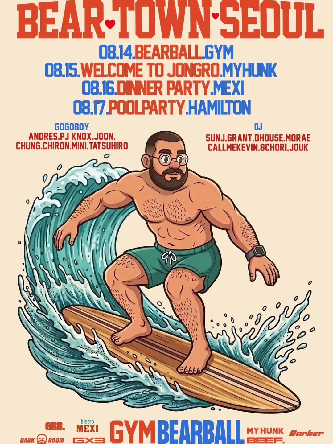 Bear Town Seoul flyer
