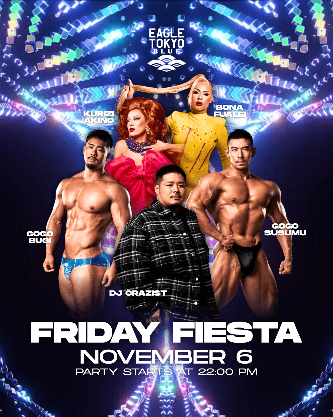 [EAGLE TOKYO BLUE] FRIDAY FIESTA flyer