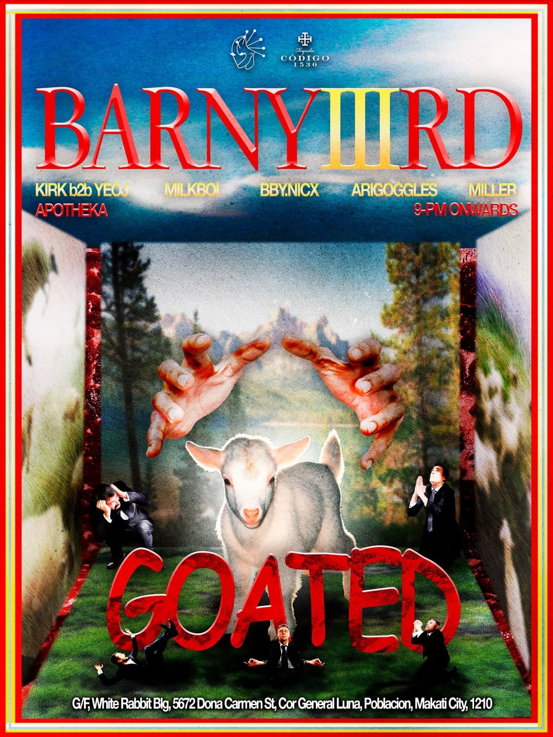 Barnyard 3 presents: GOATED flyer