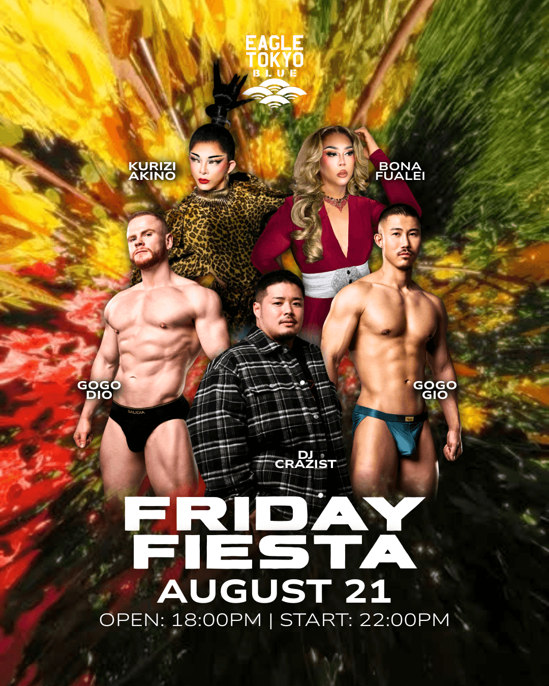 [EAGLE TOKYO BLUE] FRIDAY FIESTA flyer