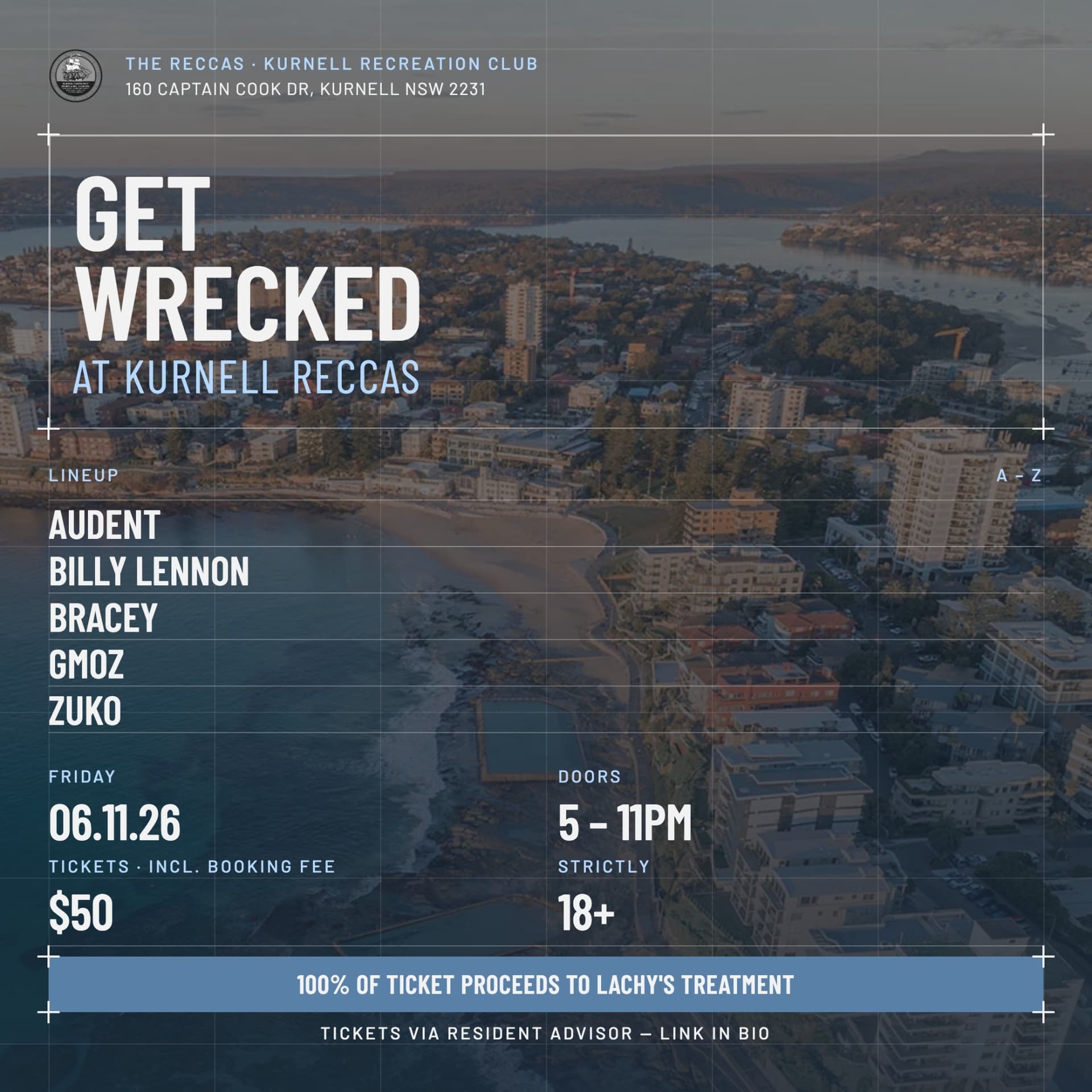 GET WRECKED flyer