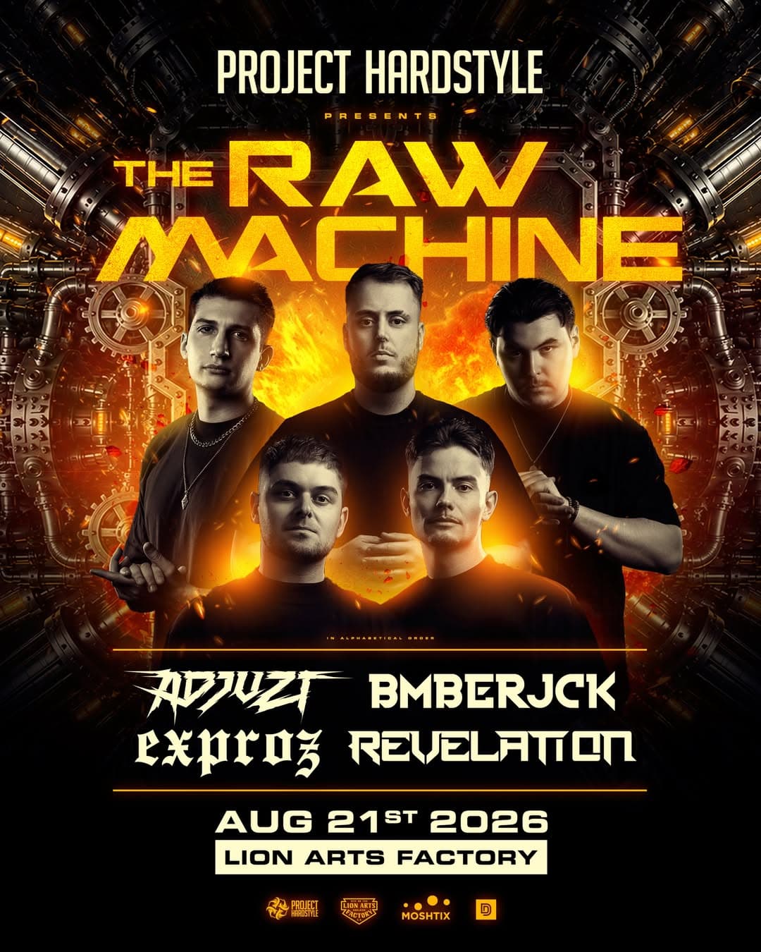 Project Hardstyle presents: The Raw Machine flyer
