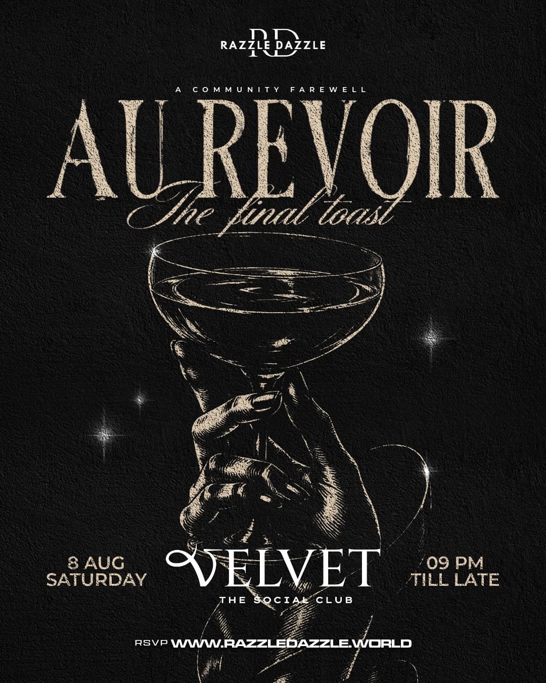 Au Revoir: A Farewell Celebration flyer