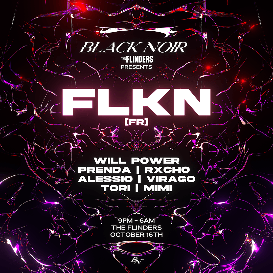 BLACK NOIR presents: FLKN [FR] flyer