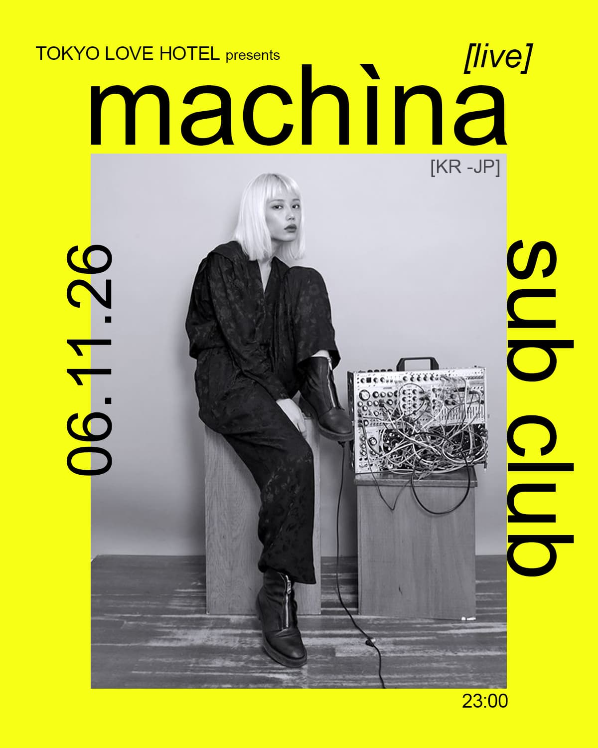 Tokyo Love Hotel w/ machìna [live] flyer