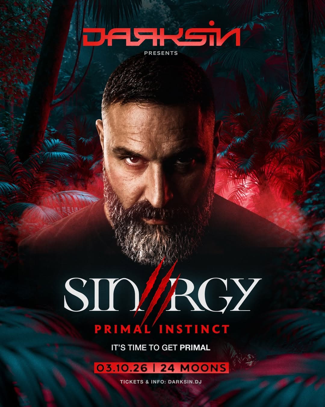 SINERGY - PRIMAL INSTINCT flyer