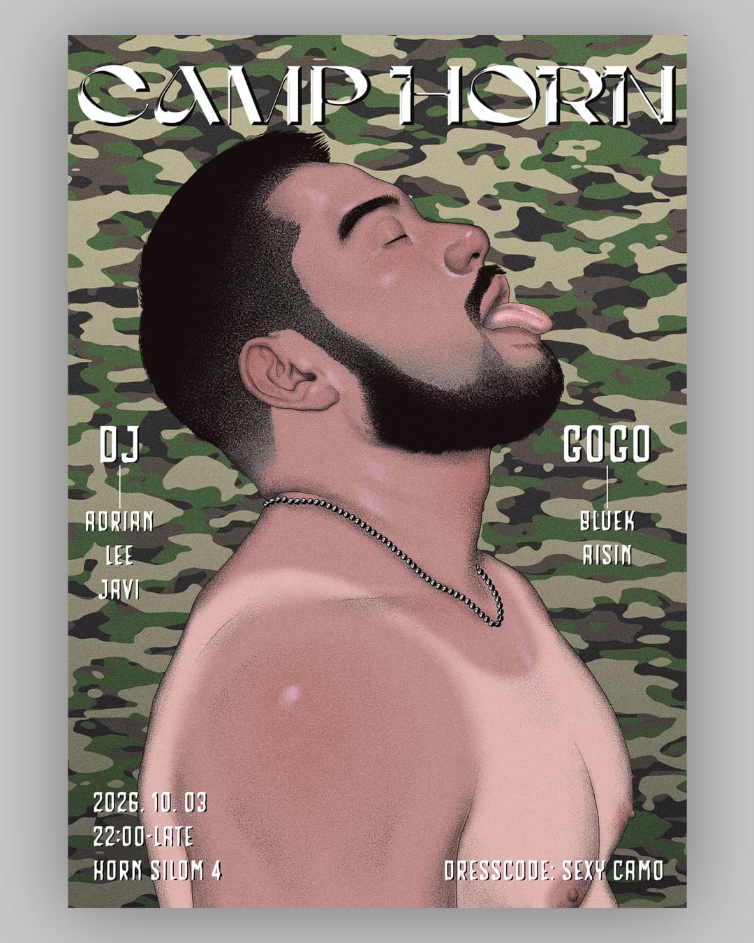 CAMP HORN flyer