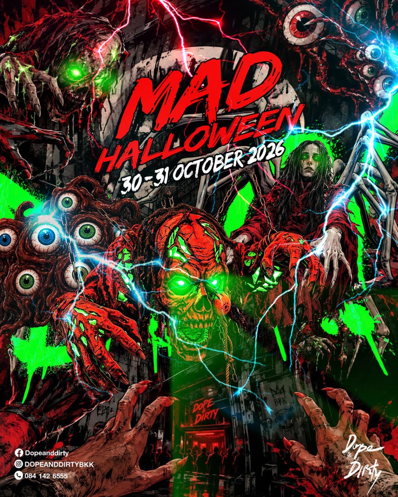 MAD HALLOWEEN 2026 flyer