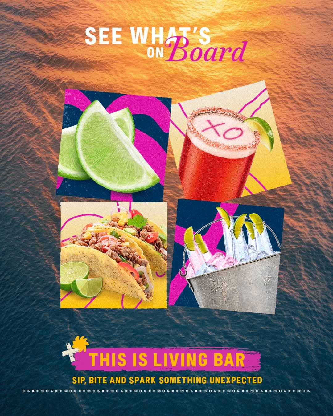 Corona Sunset Social Club x Tictactoe flyer - image 4 of 4