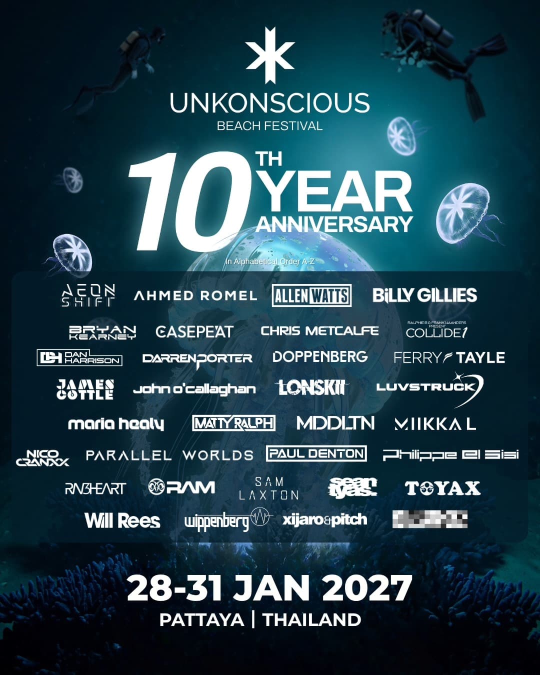 UnKonscious Festival 2027 flyer