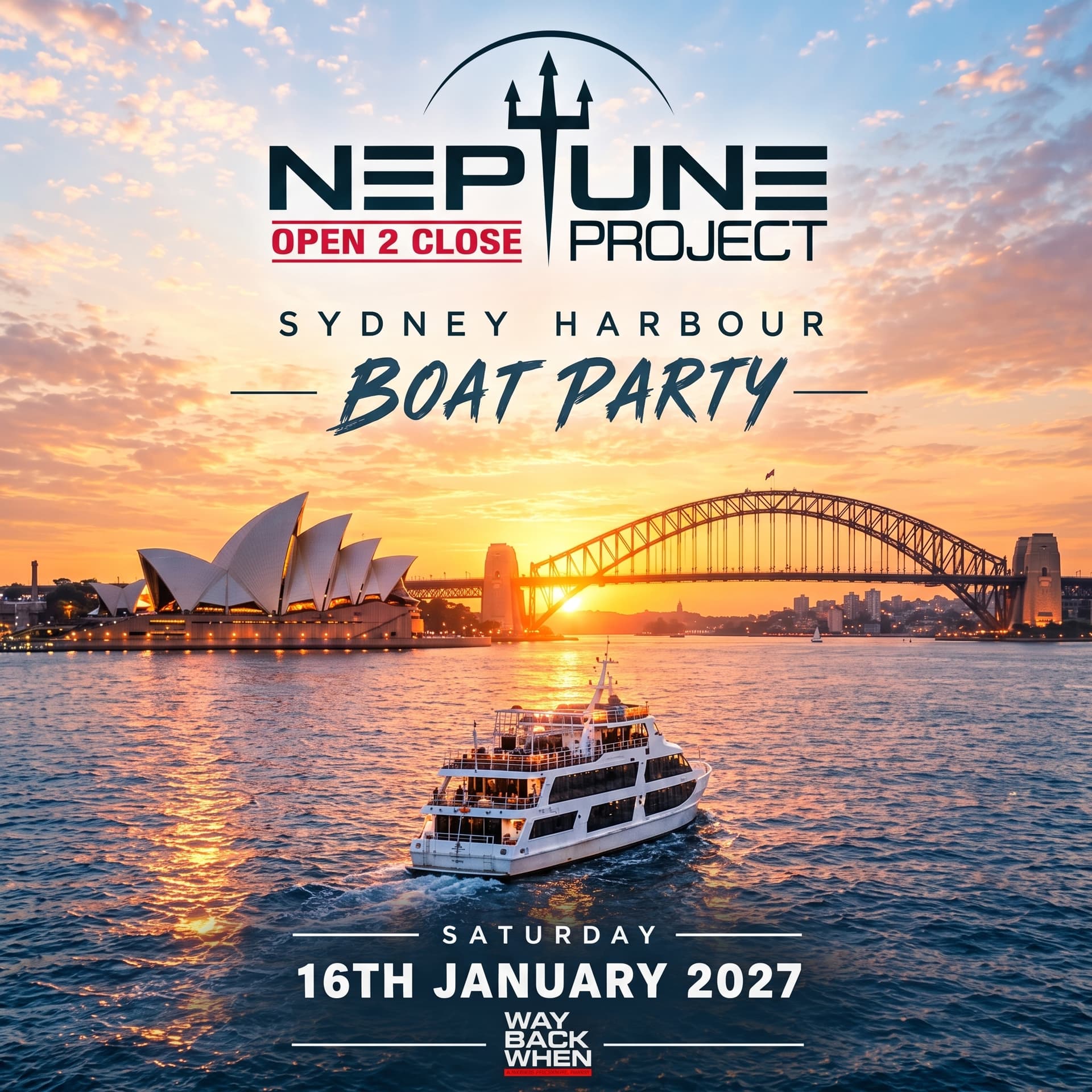 Neptune Project: The Return of the a Harbour Boat Party flyer