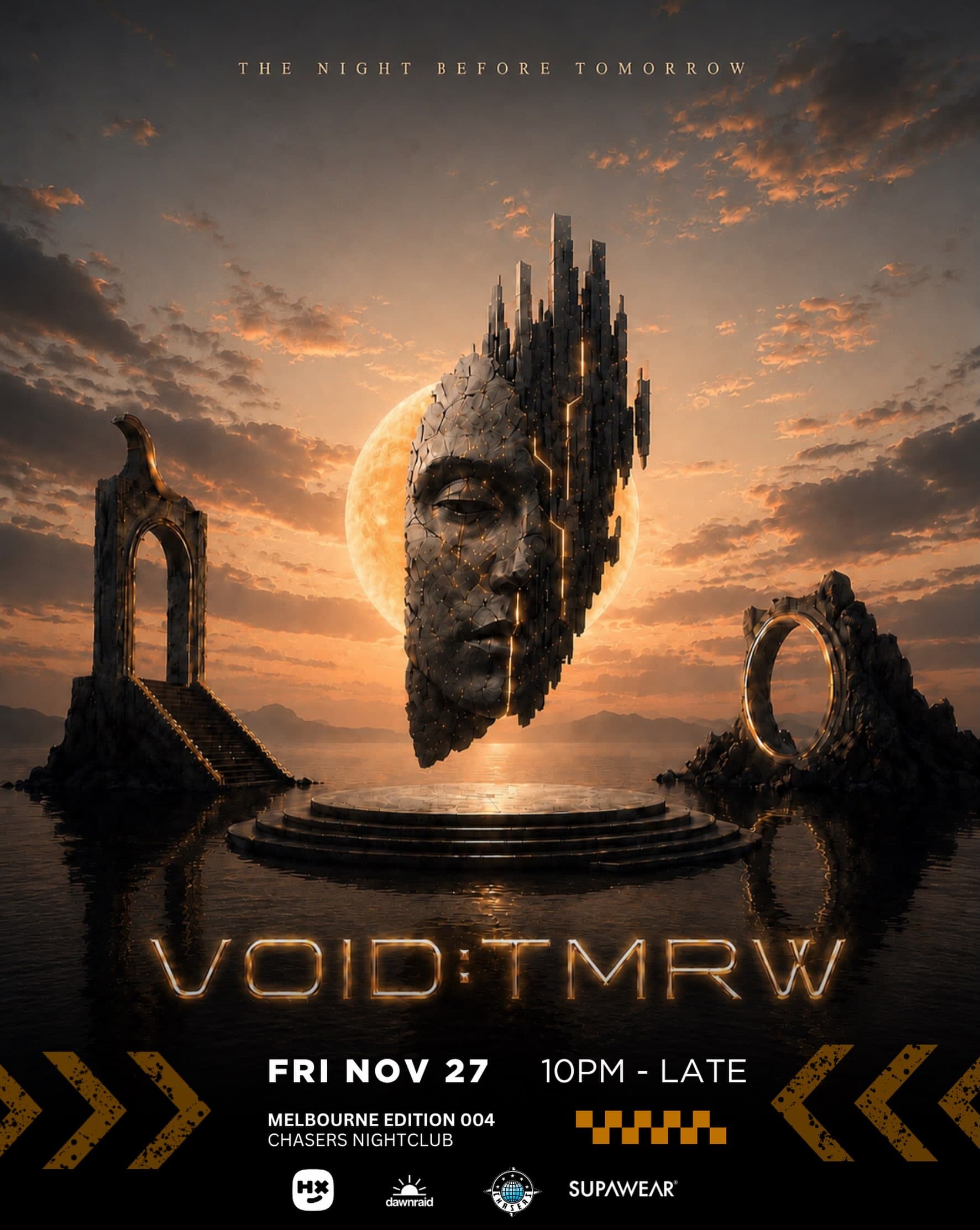 VOID:TMRW — The Night Before Tomorrowland Melbourne flyer