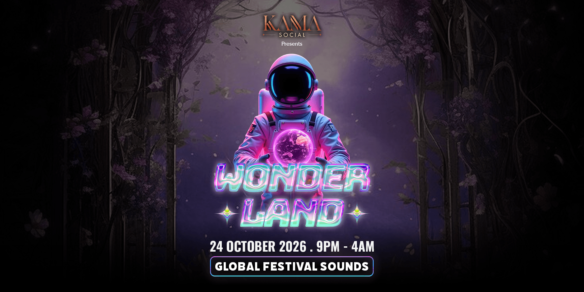 Wonderland featuring Louis Vint flyer