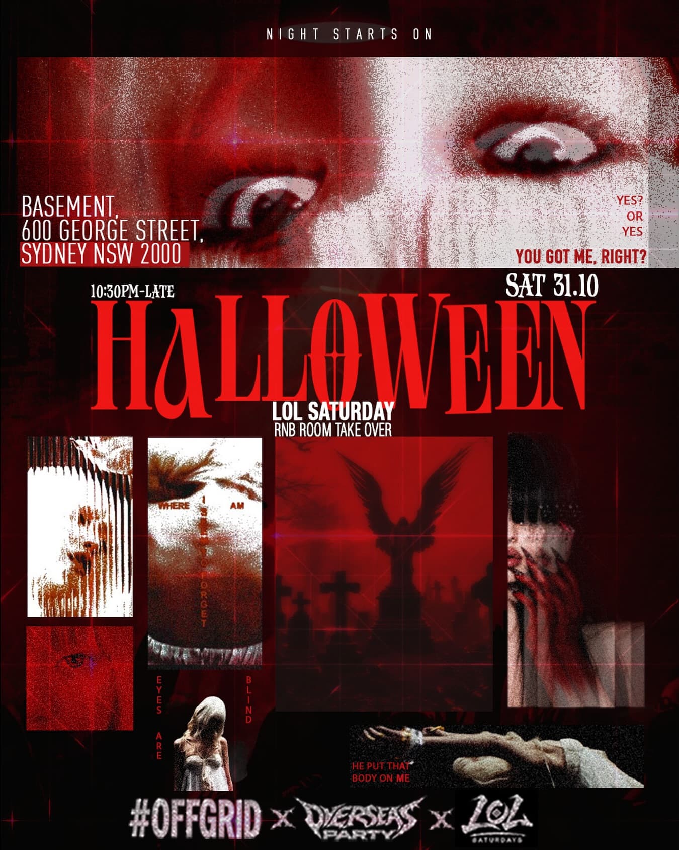 OFFGRID X OVERSEAS Halloween Special flyer