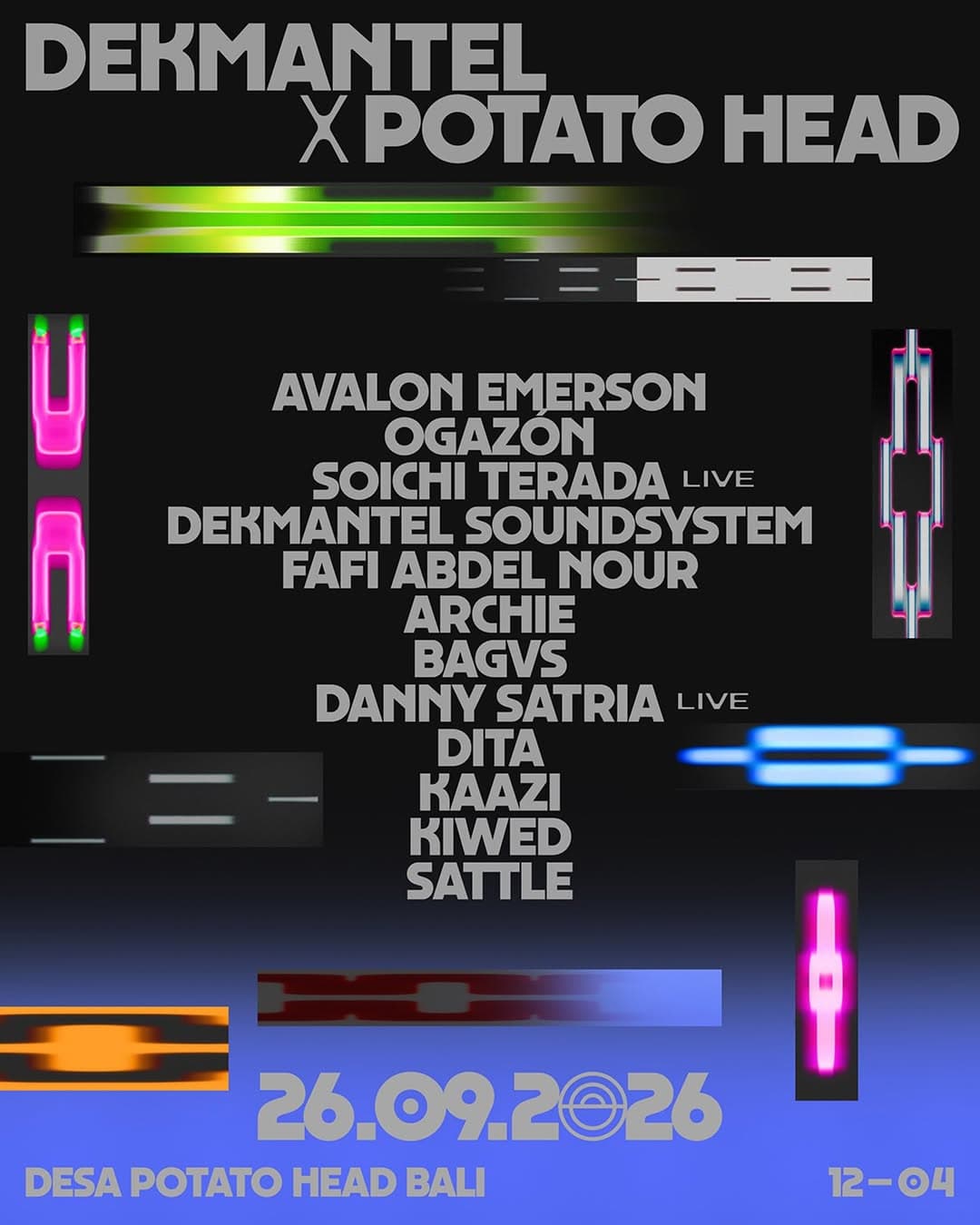 Potato Head Presents: Dekmantel flyer