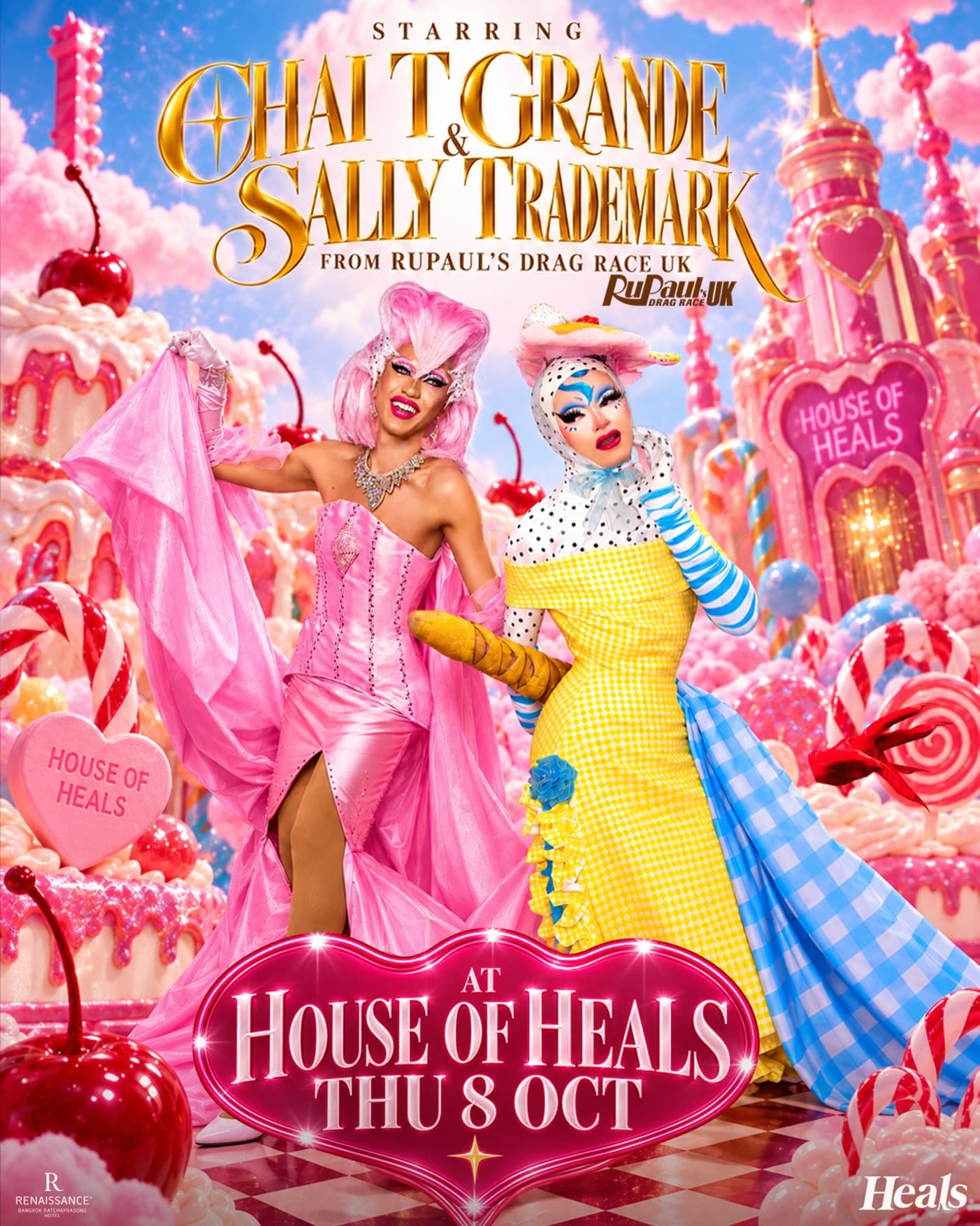 Chai T Grande & Sally™ at House of Heals flyer