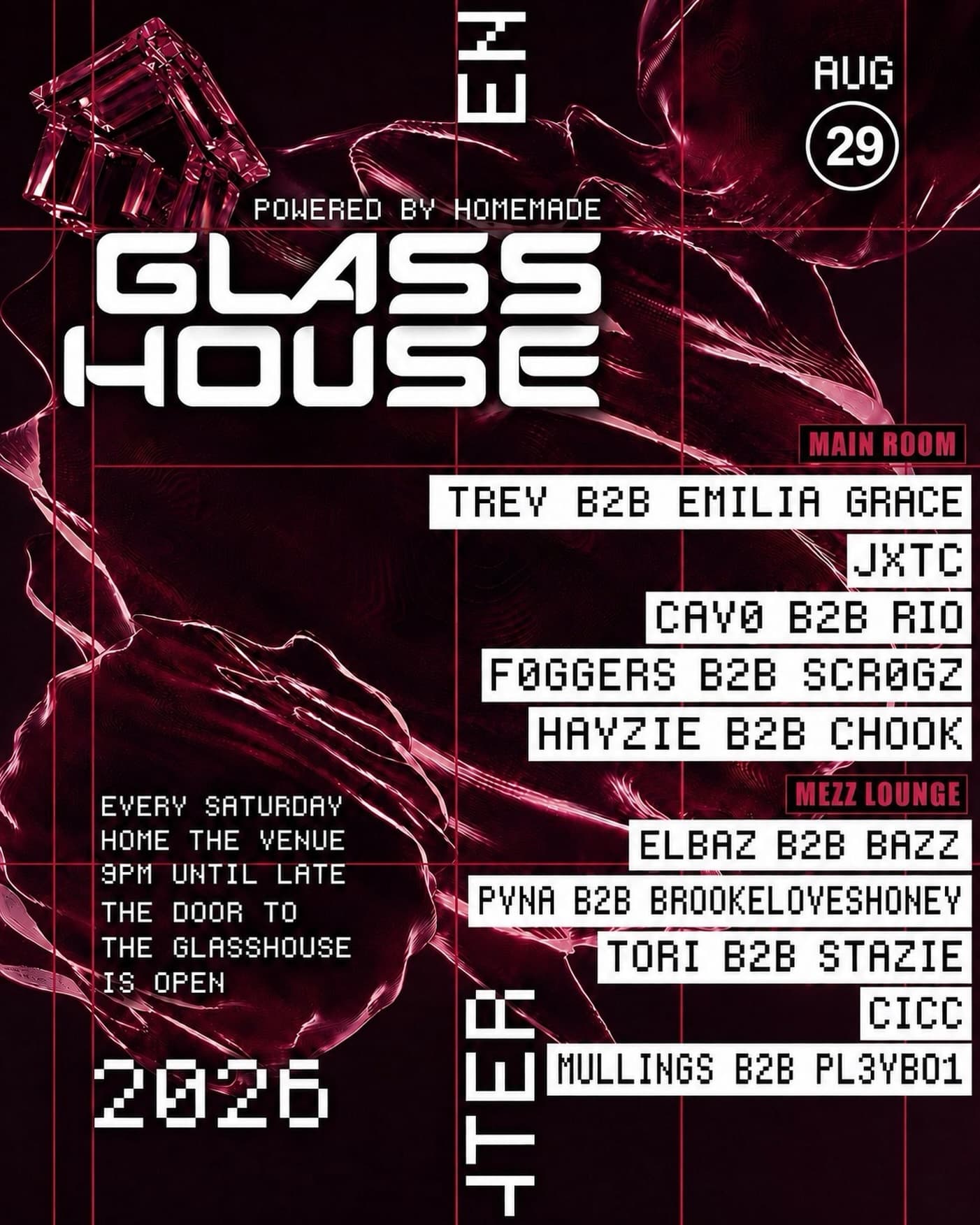 Glass House flyer