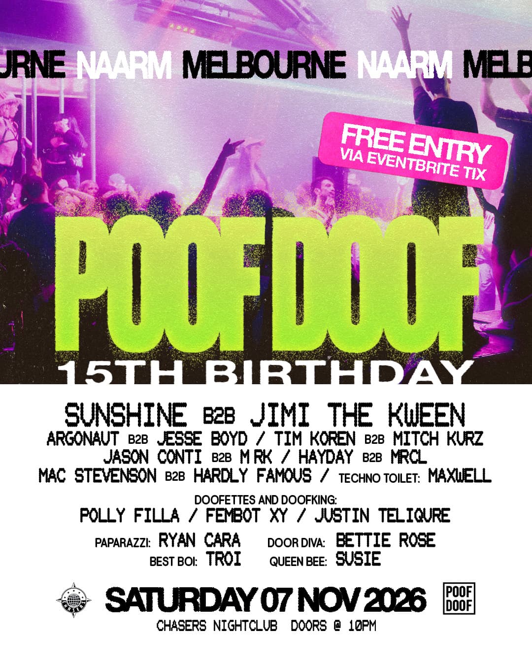 POOF DOOF 15th Birthday flyer - image 4 of 5