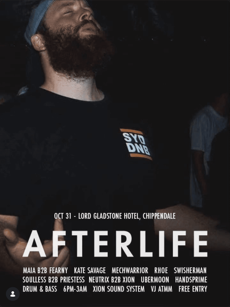 Afterlife flyer