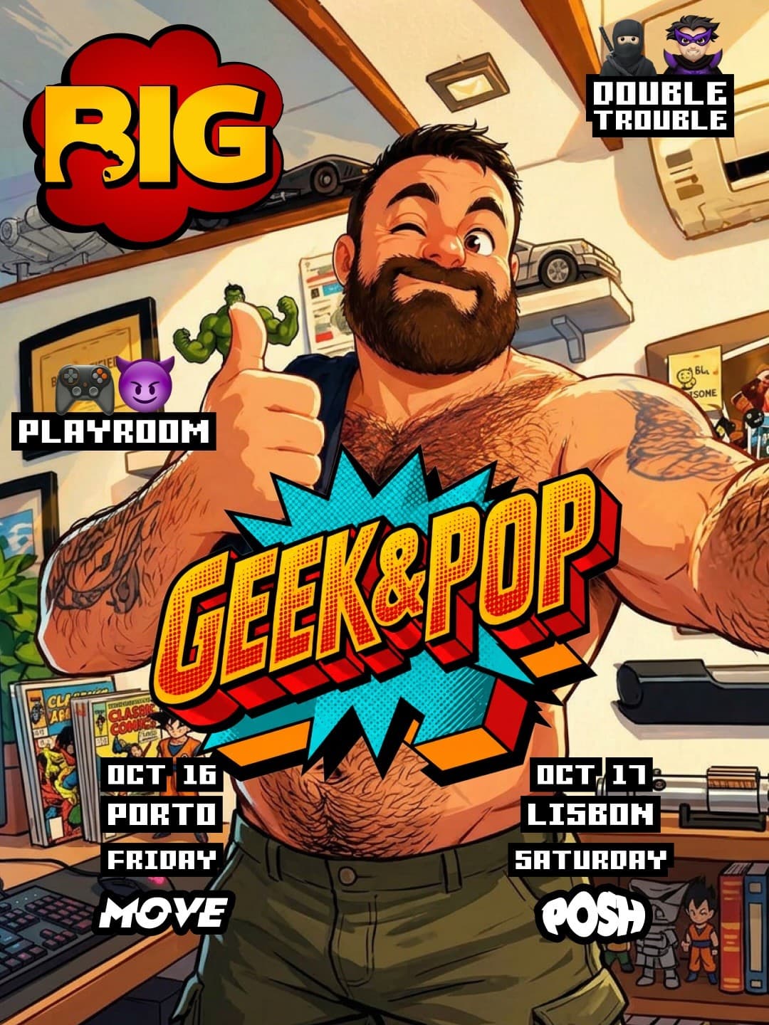 BIG GEEK&POP flyer