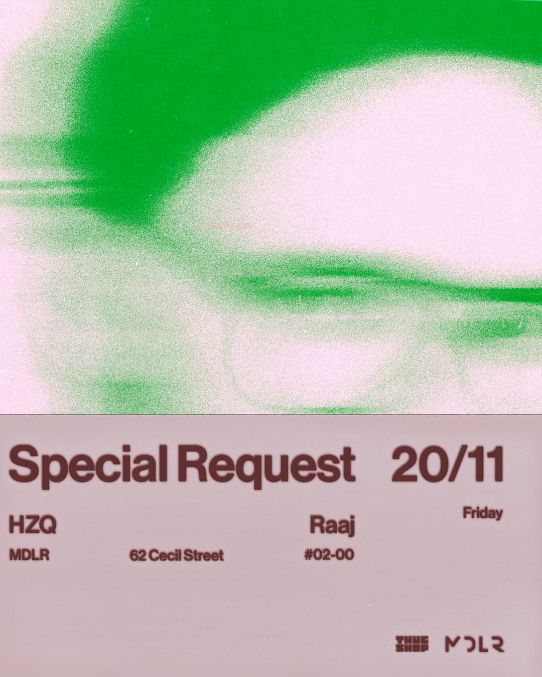 Thugshop Presents - Special Request flyer