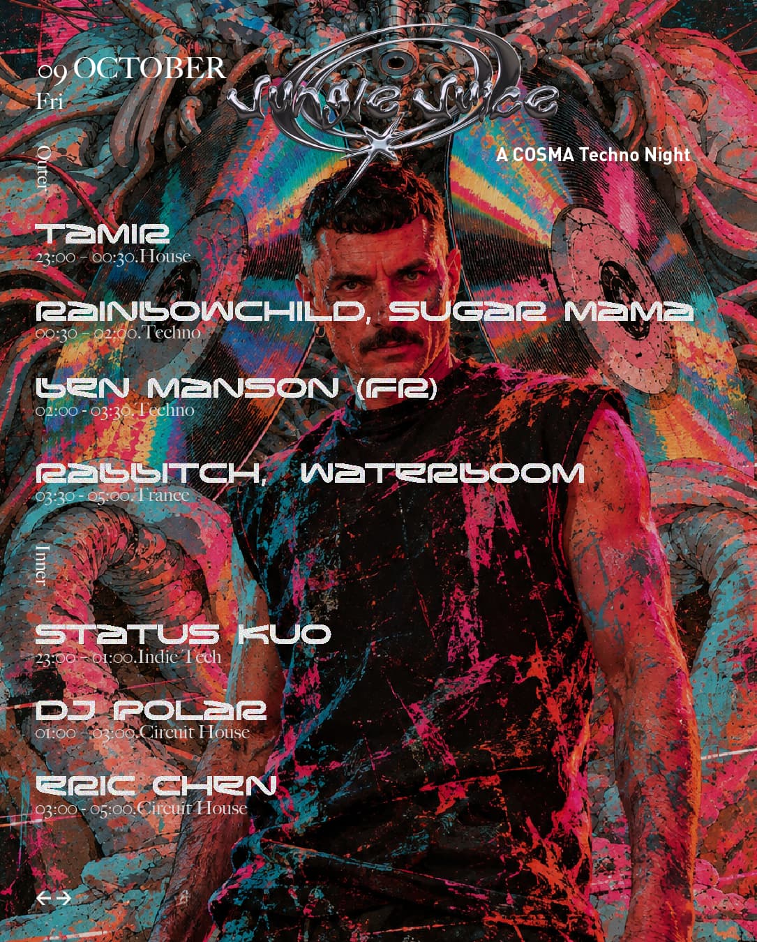 Jungle Juice: Ben Manson (FR) flyer